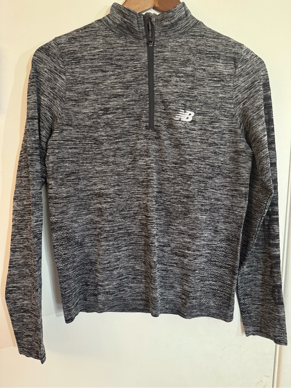 New Balance Men’s Charcoal Heather 1/4 Zip Performance Pullover